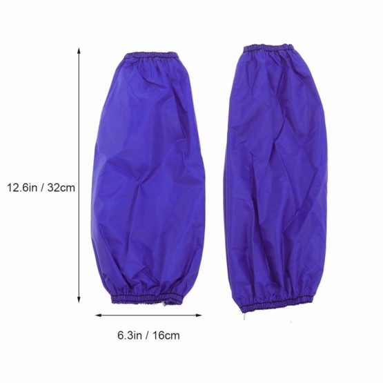 Healifty 1 Pair Waterproof Oilproof Arm Sleeves Covers Oversleeves Sleevelets Cleaning Protective Kitchen Tool Blue - Image 2