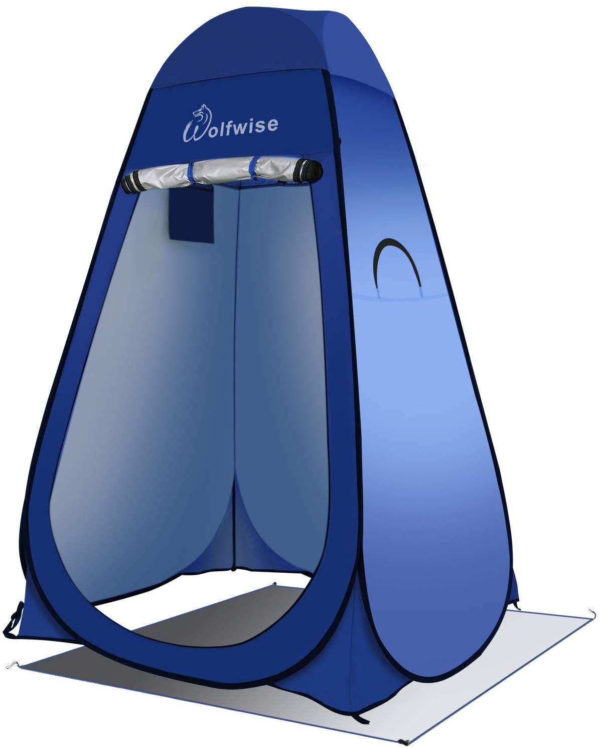 Wolfwise Pop Up Shower Tent with Floor, Portable Instant Changing Tent with Ventilation Window
