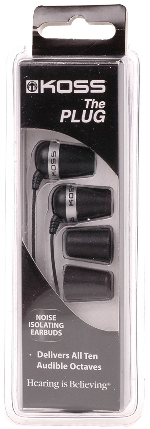 Koss Plug - Earbud Stereophone, Black - Image 2