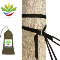 Hammock Bliss Deluxe Cinching Tree Straps - Heavy Duty & Extra Long Adjustable Tree Straps - Seat Belt Like Buckle Makes It a Cinch To Hang Your Camping Hammock - Set Of 2 Straps