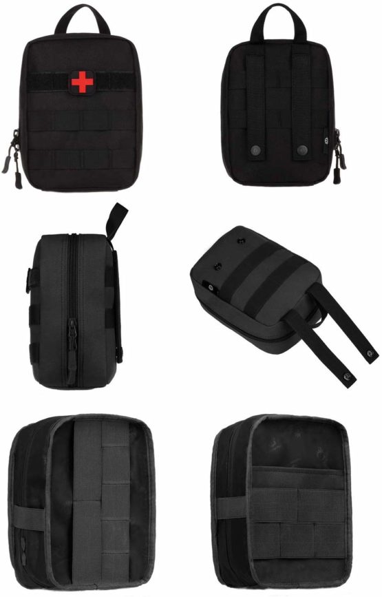 Huntvp Mini First-aid Kit Bags Tactical Molle Emergency Survival Kits Gear Bag Medical Pocket for Outdoor Travel Hiking Camping - Image 3