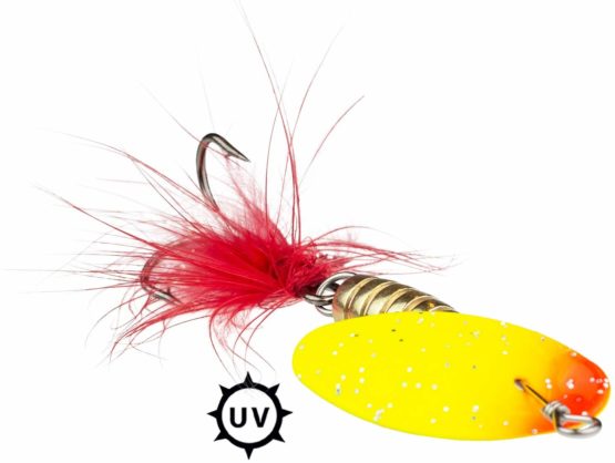 FISHN SpinnyOne Set - Length: 5.2cm/6cm - Weight: 4.2g/6.5g, Spinner Set - Spinner bait, artificial bait for fishing for pike, perch, trout (3x) - Image 4
