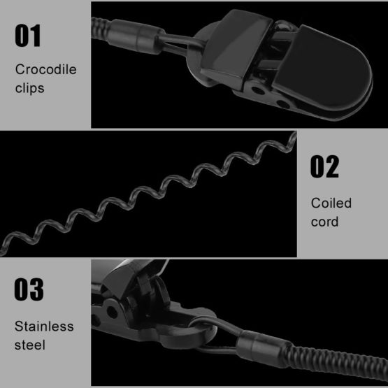 Alomejor 3Pcs Cap Retainer Hat Clip Keeper Windproof Hat Retainer for Fishing Jogging Camping Apparel Keeper Holder and Coiled Cord - Image 4