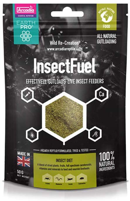 Arcadia Earth Pro Insect Fuel Insect Food 50G, Pack of, 50 g (Pack of 1)