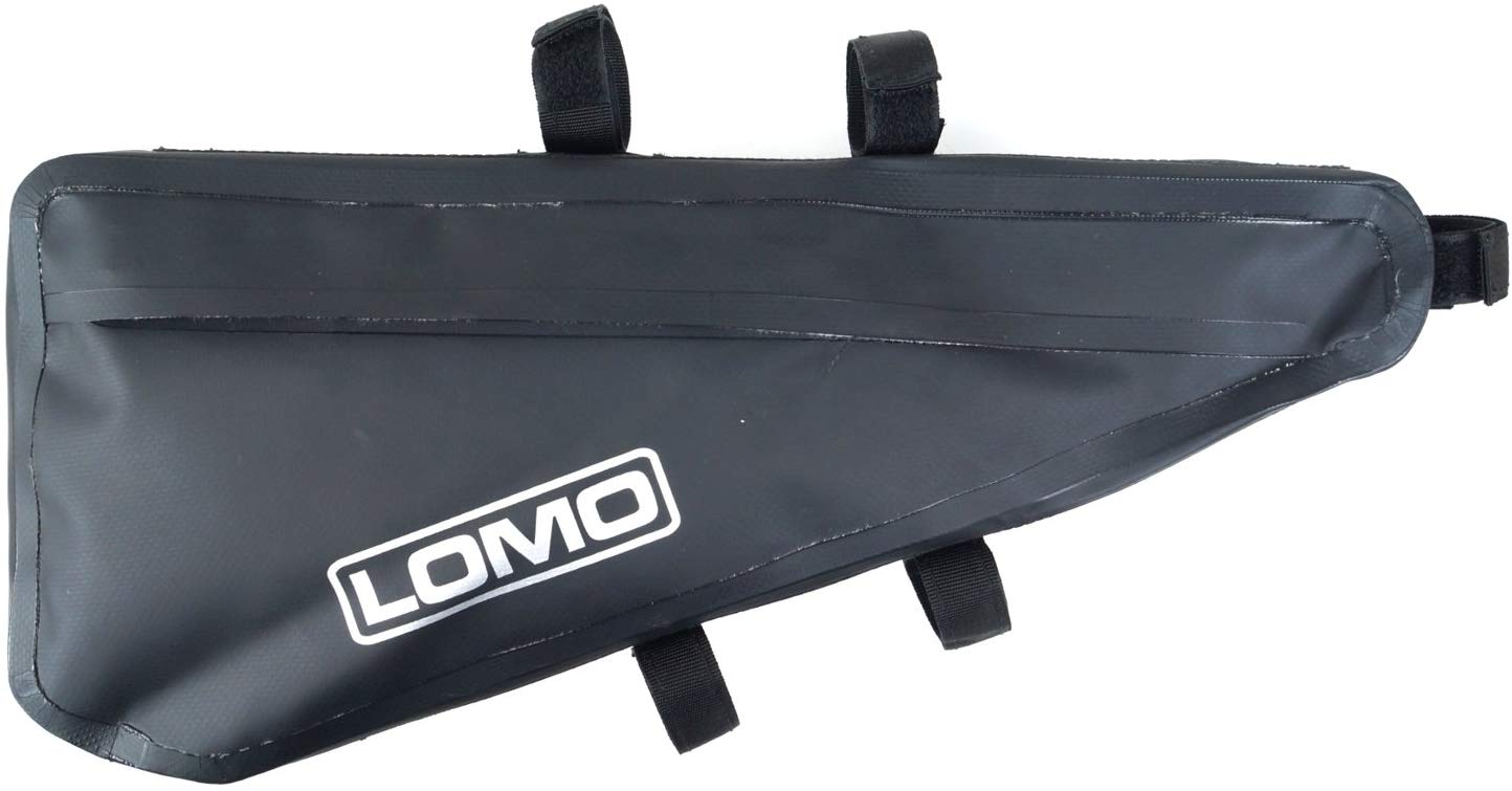 Lomo Frame Dry Bike Bag - Cycling Triangle Black Bikepacking, 40*8*18 centimetres