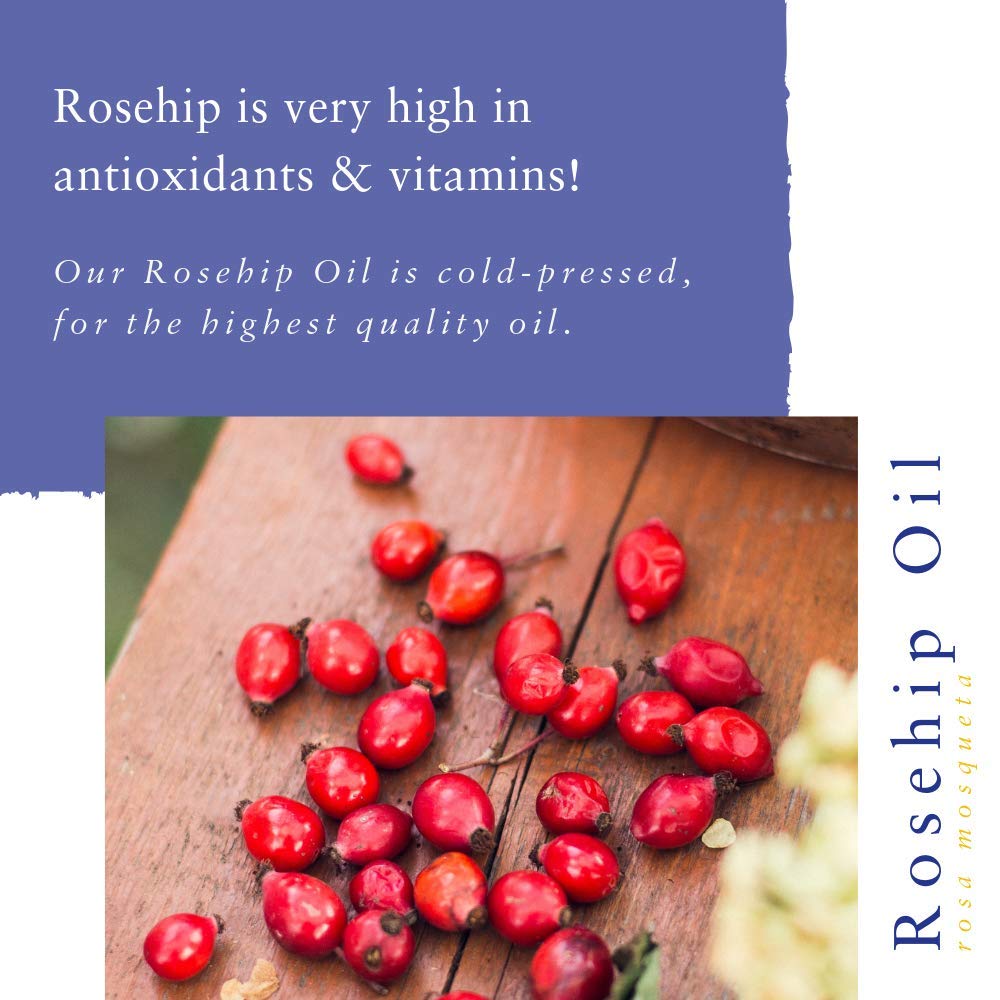 Absolute Aromas Rosehip Oil 50ml - Pure, Natural, Cold-Pressed, Vegan and Cruelty Free - Nourishing and Rejuvenating Moisturising Oil - Image 2