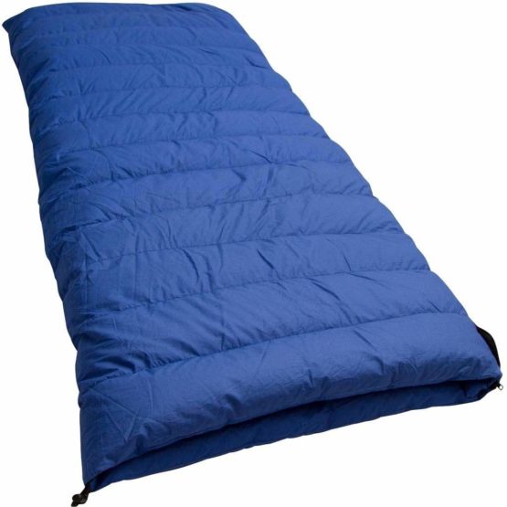 Lowland Outdoor® Companion CC Extra Wide Down Sleeping Bag, Blue, 220 x 100 cm - Image 2