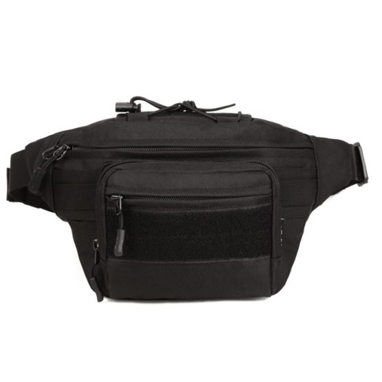 HUNTVP Tactical Waist Bag Molle Fanny Pack Bumbag Hip Running Bag Bum bags for Men Women Hiking Camping Running Dog Walking Travel Outdoors - Image 2