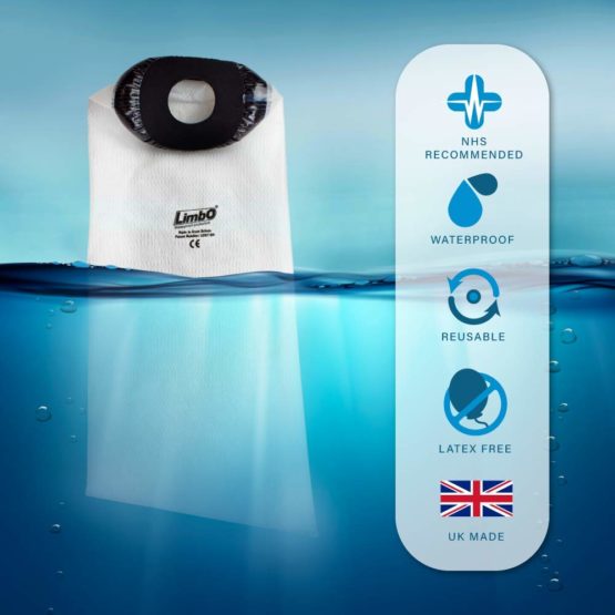 LimbO Waterproof Protectors Cast and Dressing Cover - Adult Half Arm (M67: 30-40 cm Above Elbow Circ.) - Image 4