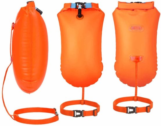 open water swimming float bag