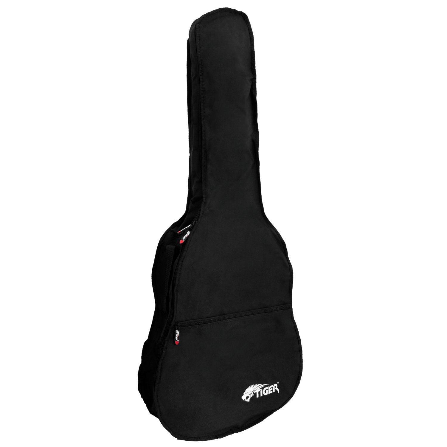 Tiger GGB7 Classical Guitar Bag, Length 99cm, Depth 9cm, Upper Bout 29 cm, Lower Bout 38 cm - Full Size, Black, 4/4