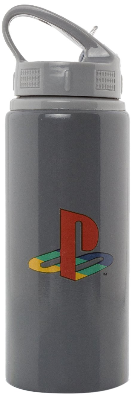 GB eye Playstation Button Aluminium Drink Bottle, Multi-Colour, 7.2 x 7.2 x 21.7 cm