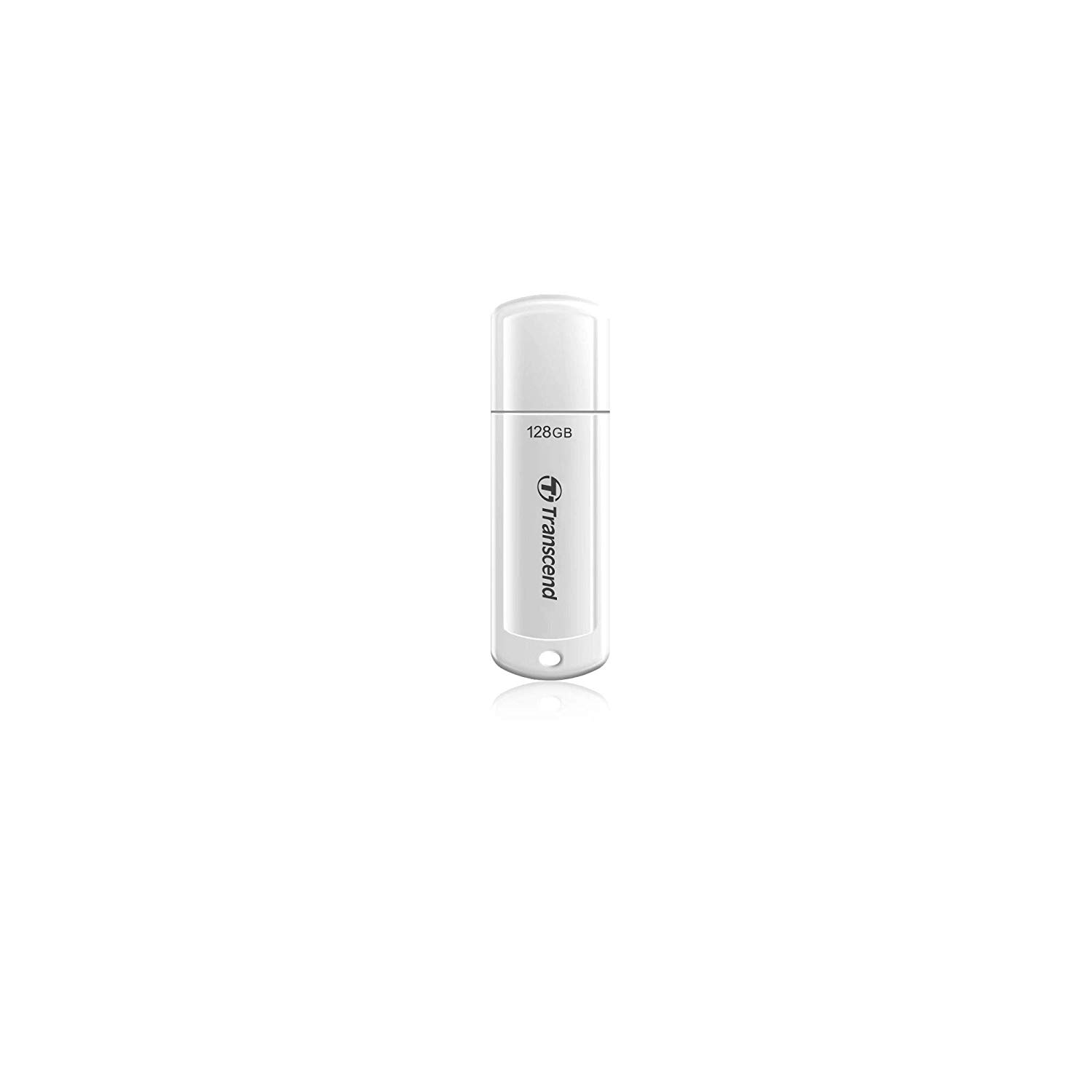 Transcend JetFlash 730 128GB USB 3.1 Gen 1 Flash Drive USB Stick TS128GJF730, White