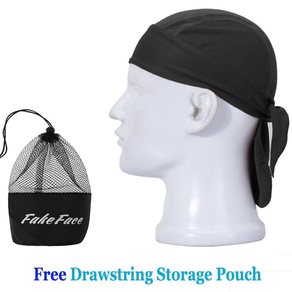 Quick Dry Sports Bandana Cycling Skull Cap Headwear Sun Protection Running Beanie Bike Motorcycle Headgear Under Helmet Cap - Image 2
