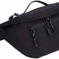 Rough Enough Bum Bag Crossbody Waist Fishing Bag Fanny Pack Bumbag for Women Men in Large Black Tactical EDC Pouch Sling Bag for Sports