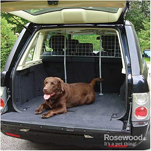 Rosewood Dog Car Guard, Silver - Image 2