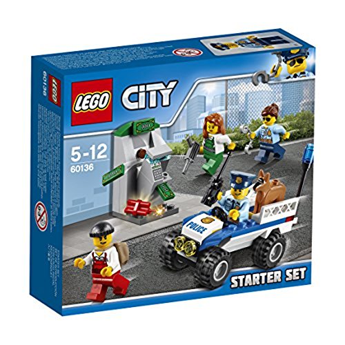 LEGO 60136 "Police Starter Set Building Toy, Mixed