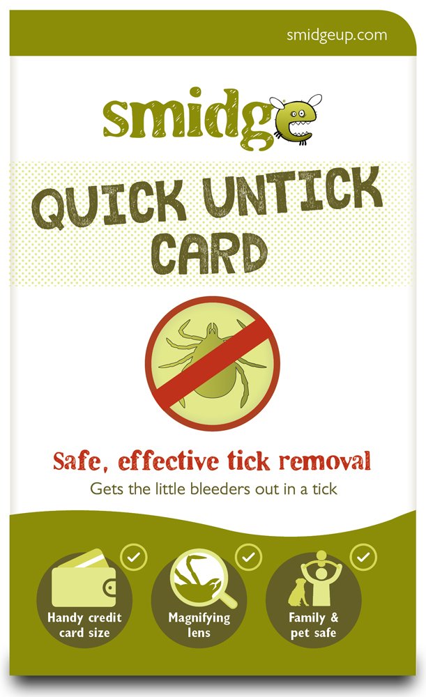 Smidge Unisex's Tick Removing Card, Green, one size - Image 2