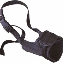 Ferplast Muzzle for dogs SAFE MEDIUM Anti-bite, Sturdy nylon, Open at the front, Soft padding, Adjustable with Velcro, A: 46÷80 cm - B: 20÷25 cm - B: 12 cm