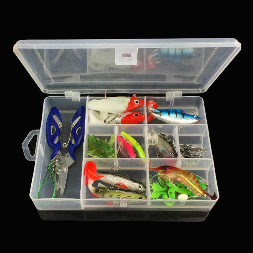 CHSEEO Fishing Lure Kits 34pcs Fishing Lure Set Fishing Baits Kit With