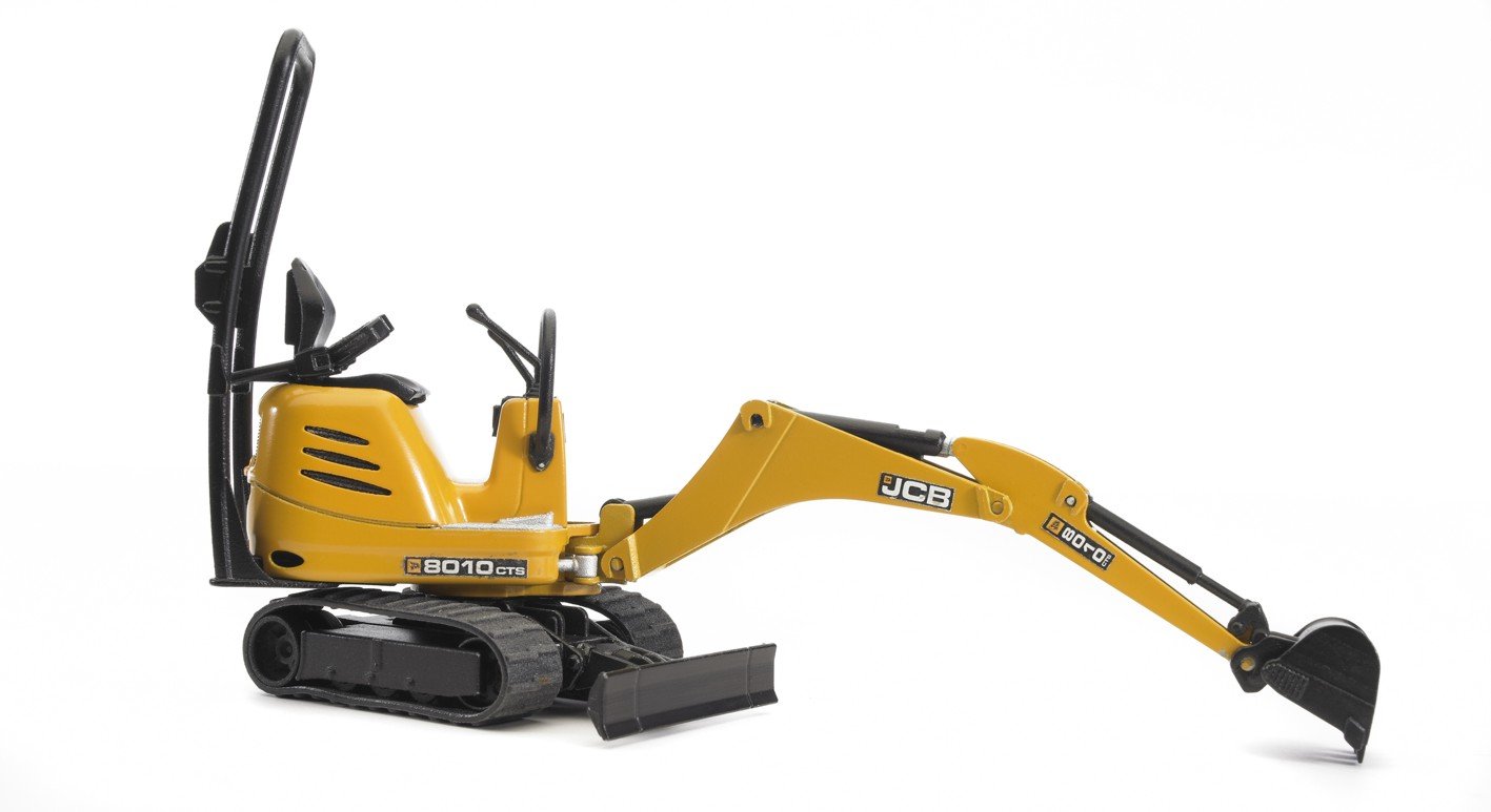 Bruder JCB 8010 CTS Micro Excavator, Multicolor, 13,5 cm × 6,3 cm × 13,5 cm - Image 4