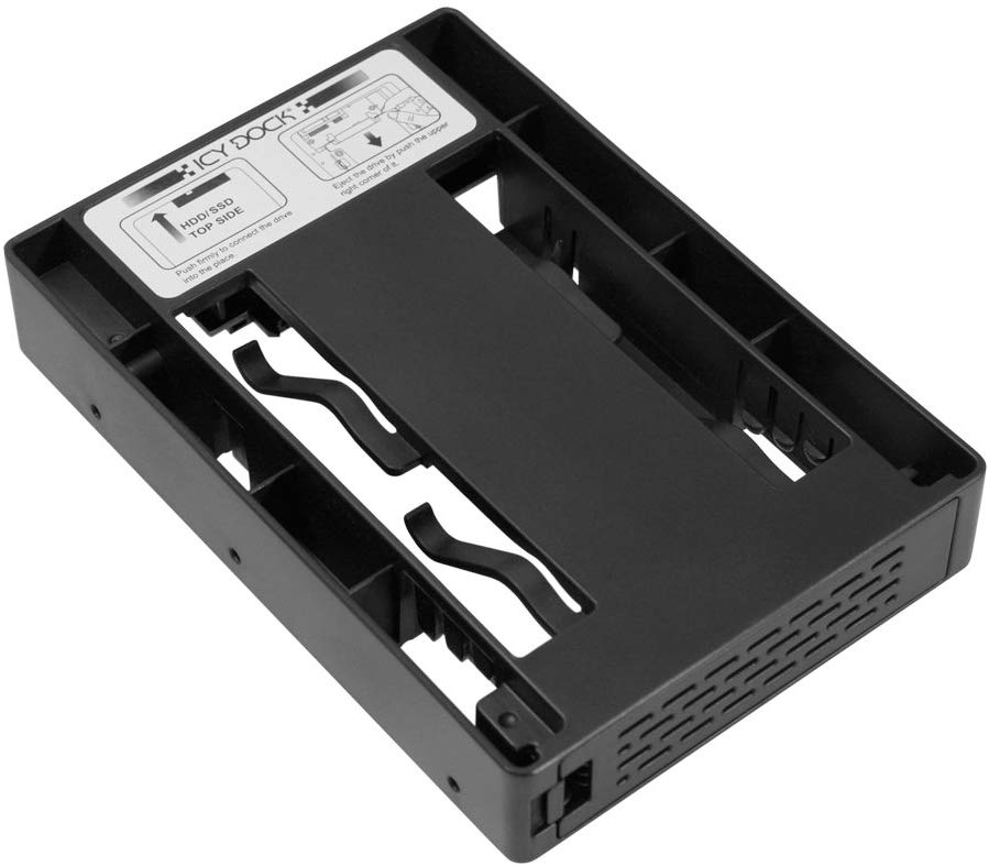 ICY Dock EZConvert Lite MB882SP-1S-3B 2.5-Inch. to 3.5- Inch. ATA SSD/HDD Converter / Mounting Kit, black