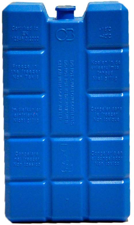 Twin Freezer Pack 2 x 200g Ice Blocks, Blue