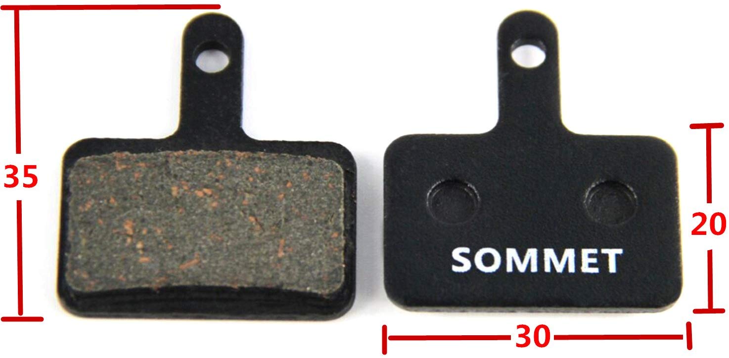 SOMMET Resin and Semi-Metallic Disc Brake Pads fit for M355 M375 M395 M415 M416 M445 M446 M447 M465 M475 M485 M486 M510 M515 M525 M575 Tektro Orion - Image 3
