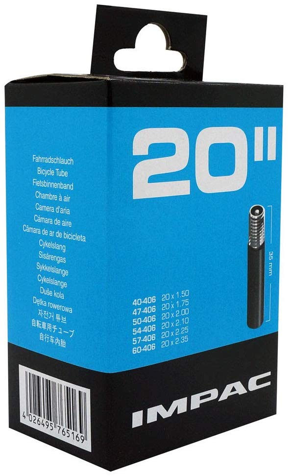 Schwalbe Impac Inner Tube - Black, 20-Inch, 40/60-406