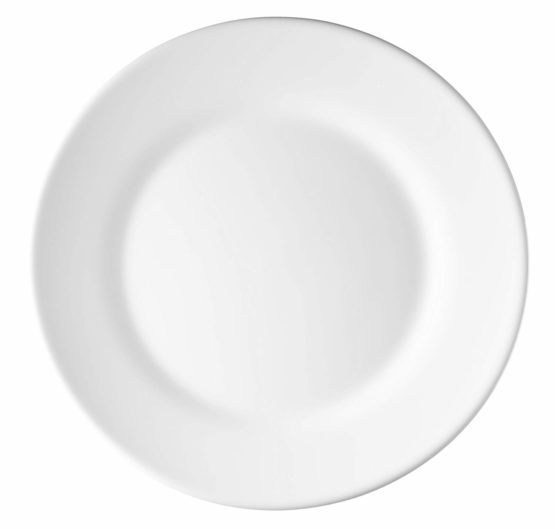 Esmeyer 440 012-054 Restaurant, White Glass, Set of 6 Dinner Plate 24.5 x 24.5 x 1.5 cm 6 Units - Image 4