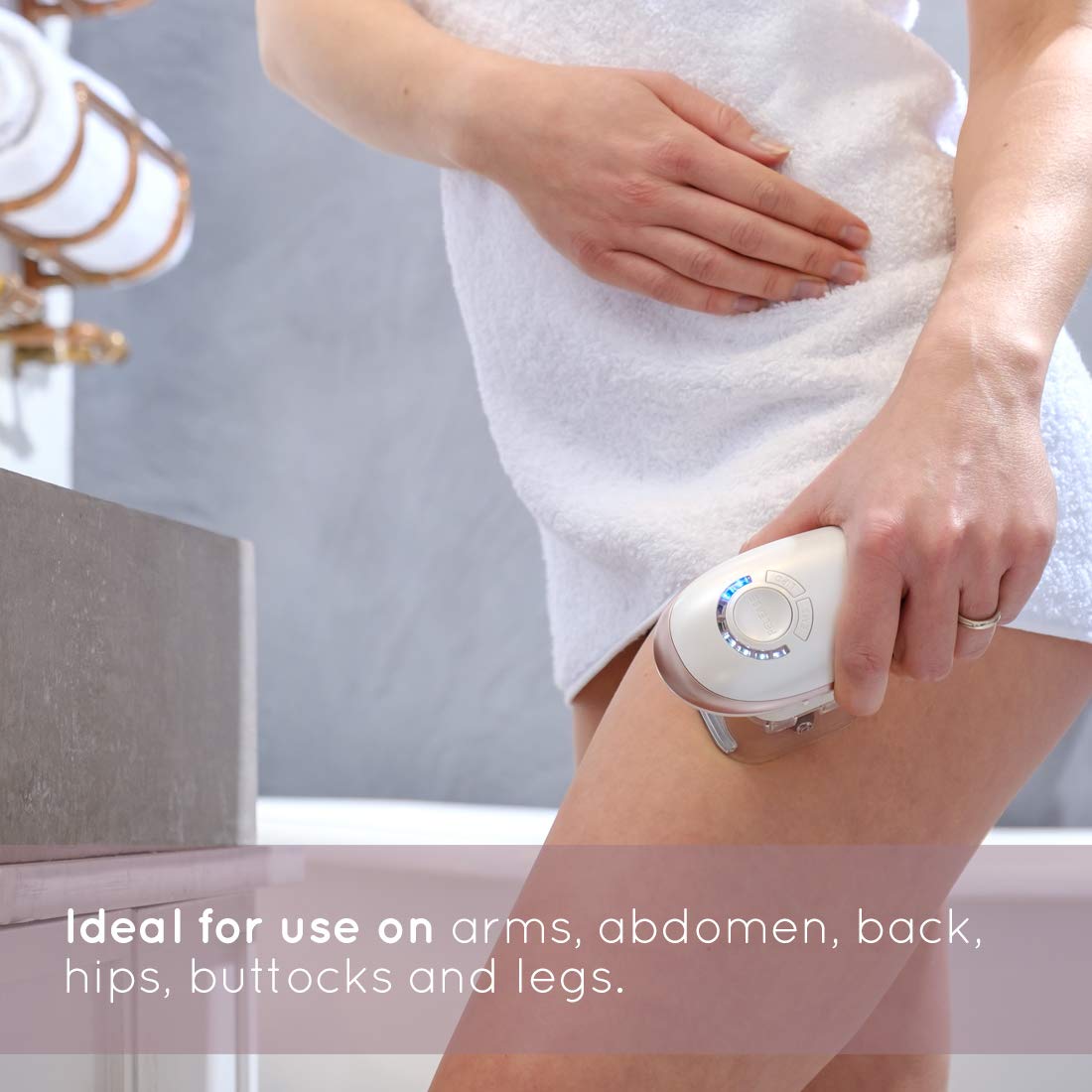 HoMedics Beauty Anti Cellulite Vacuum Massage Skin Smoother, Suction to Detox Skin, Reduce Orange Peel, Fluid Retention - Image 4