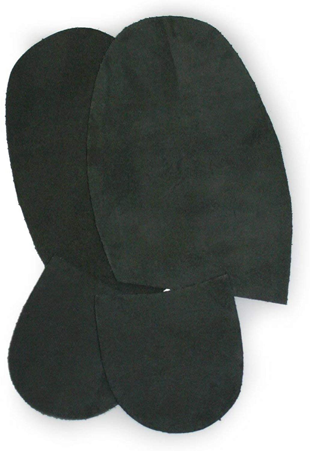 Replacement Suede Soles & Heels for Men's dance Shoes, Black