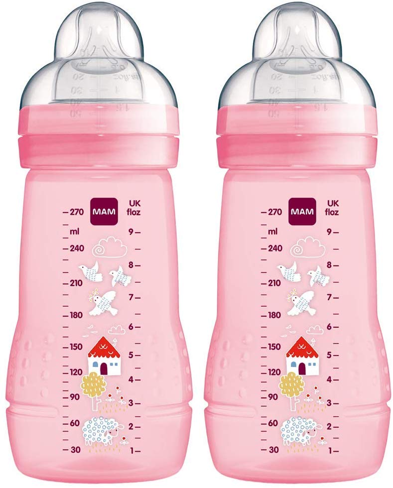 MAM Easy Active Bottles, Pink