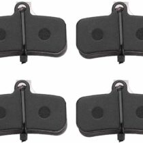 Alomejor 4 Pairs Bicycle Brake Pads Resin Semi Metal Bike Disc Brake Pad Compatible for SAINT M810, M820, ZEE M640