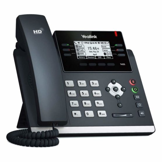 Yealink T42S IP Phone, 12 Lines. 2.7-Inch Graphical Display. Dual-Port Gigabit Ethernet, 802.3af PoE, Power Adapter Not Included (SIP-T42S) - Image 3