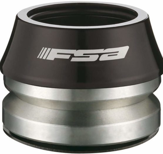FSA Unisex's Impact BMX Gyro Compatible Integrated Headset, Black, 1.1/8-Inch