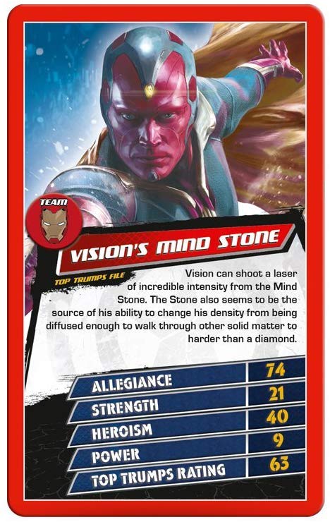 Captain America: Civil War Top Trumps Card Game, Captain America Top Trumps, Medium - Image 4