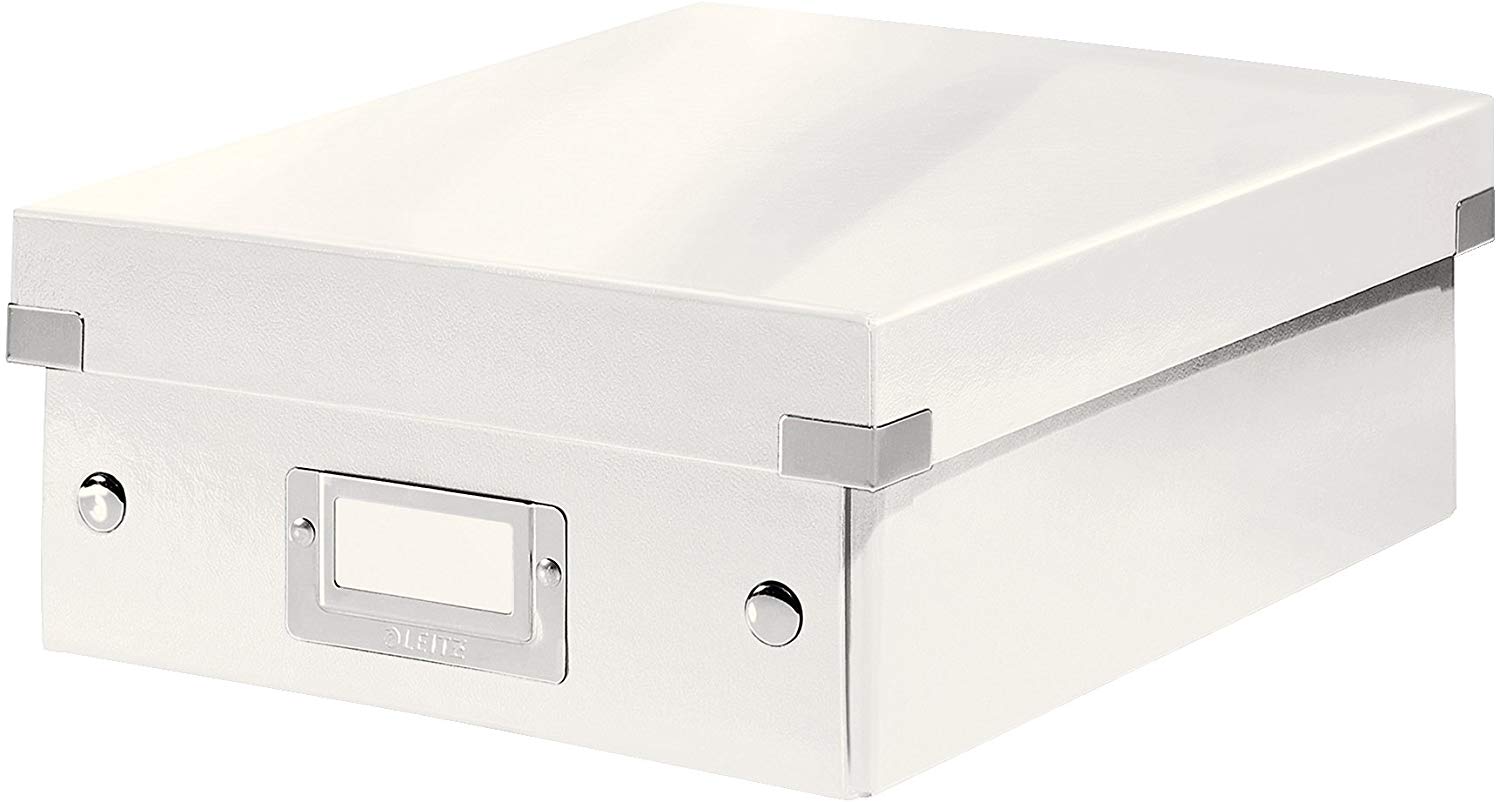 Leitz Organiser Box, Click and Store Range 60570001 - Small, White
