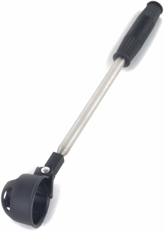 Portable Retractable Scoop Telescopic Golf Ball Retriever Pick Up Steel Saver Shaft Tool