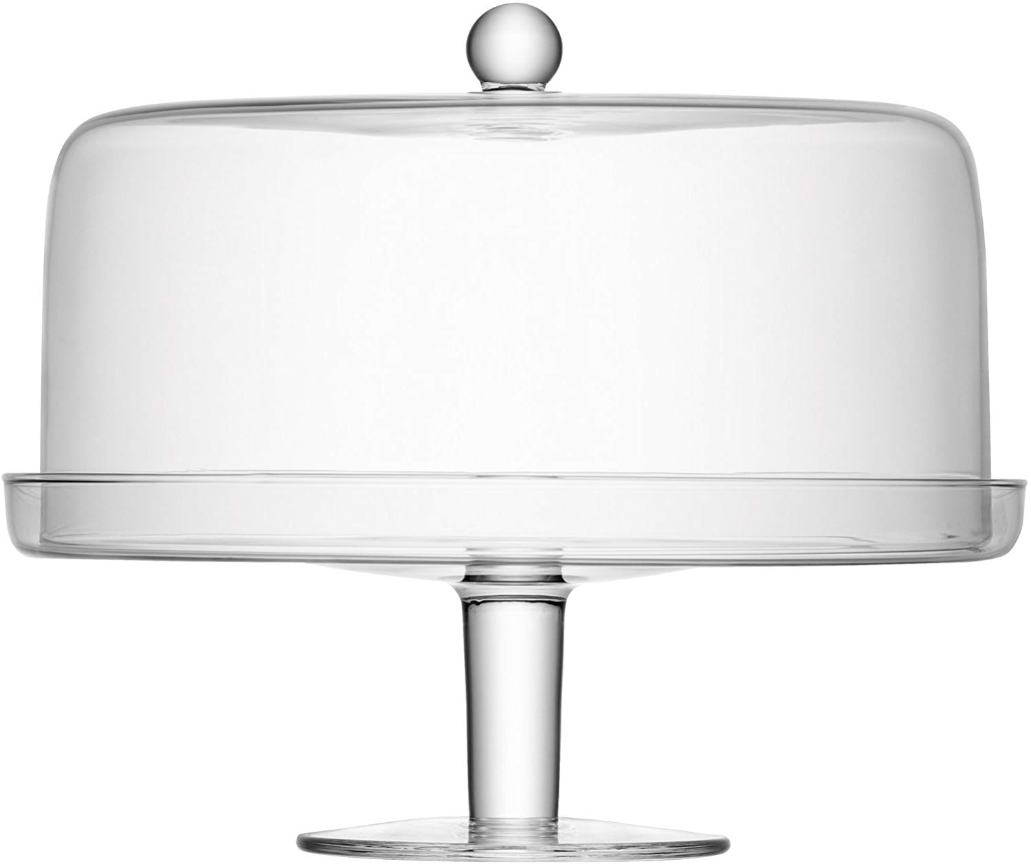 LSA International Klara Cakestand & Cover diameter 33cm/diameter 30cm Clear, 13 cm - Image 2