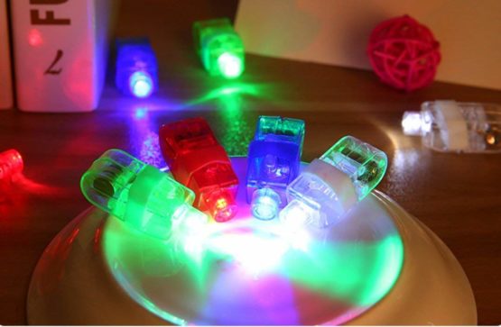 Super Bright LED Flashlight - Finger Finger Lantern Carnival Finger lamp30pcs-Pengcheng - Image 4
