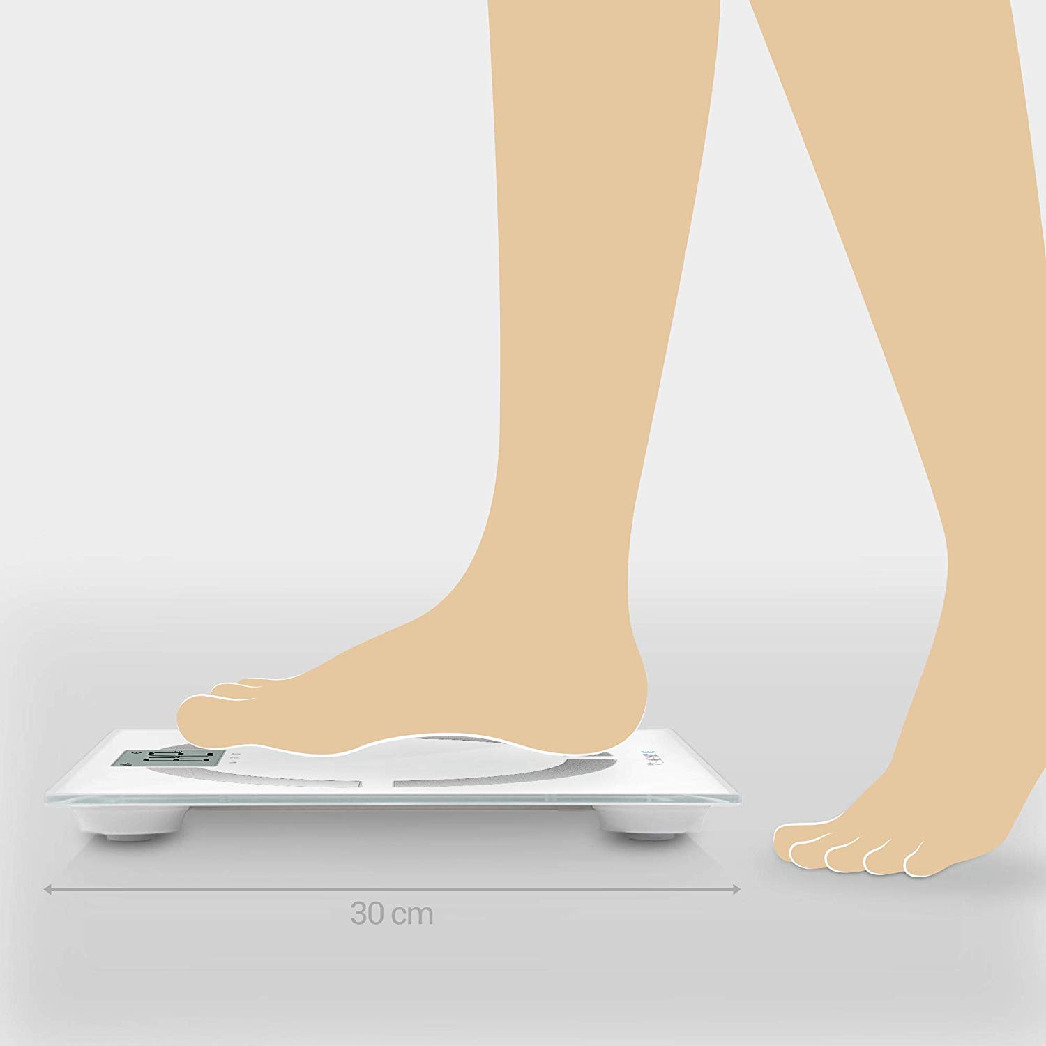 Medisana BS 444 connect Body analysis scale, Digital Bathroom Scales with Body Fat, Muscle and Bone Mass Analysis - Image 3
