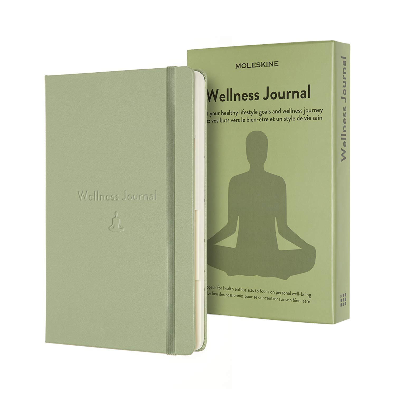 Moleskine, Wellness Journal, Theme Notebook, Hardcover Notebook to Track Your Health and Fitness Goals, Large Size 13 x 21 cm - Image 2