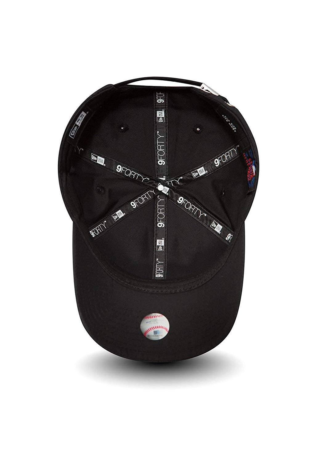 New Era Unisex Mlb Flawless Logo Basic 9Forty Cap, New York Yankees - Black - Image 4