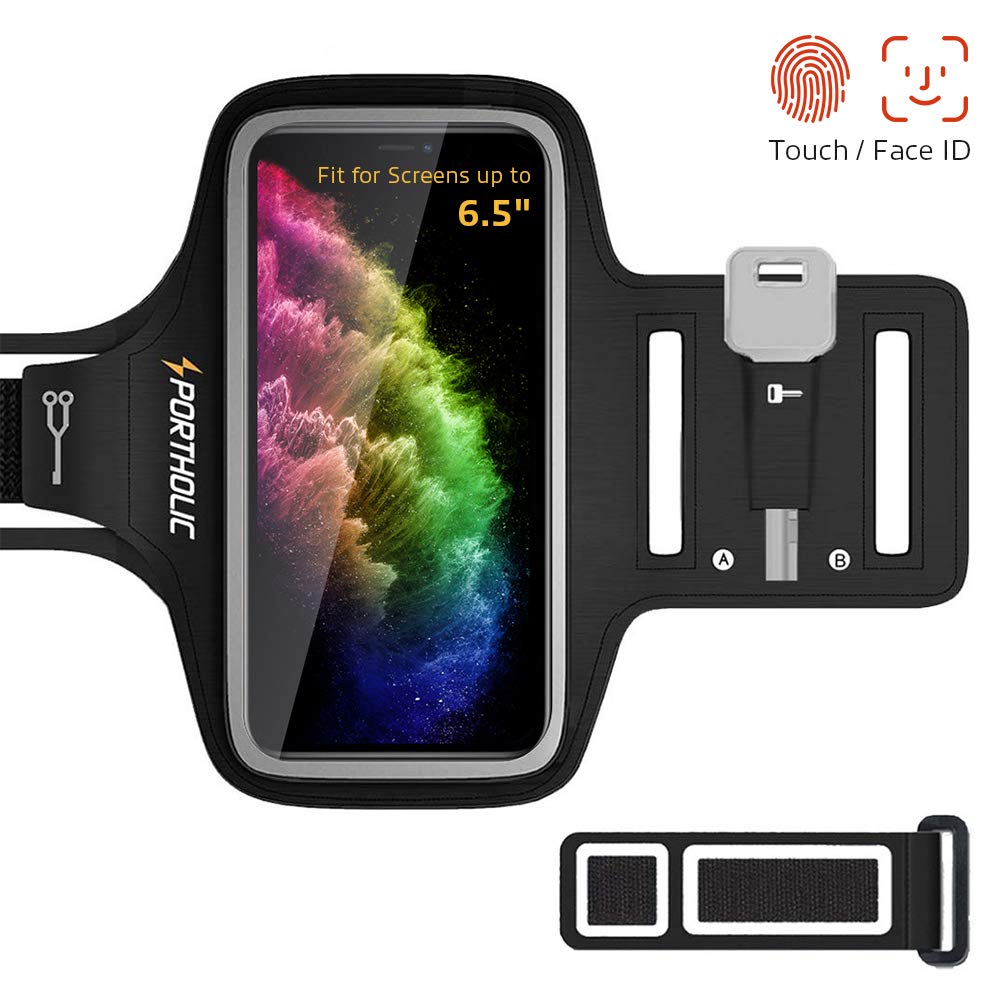 Running Armband, Sport Phone Holder for for iPhone 12 11/Pro/XR/XS/8/7