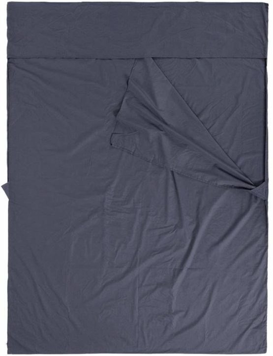 Quality Double Sleeping Bag Liner Healthcare Sleep Sack with Carry Pouch Univeral For Travel Hotel | Business Trip | Camping