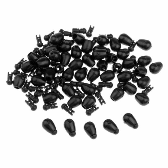 Supkeyer 50Pcs Fishing Connector Quick Change Beads for Hook Links Method Feeders - Image 3