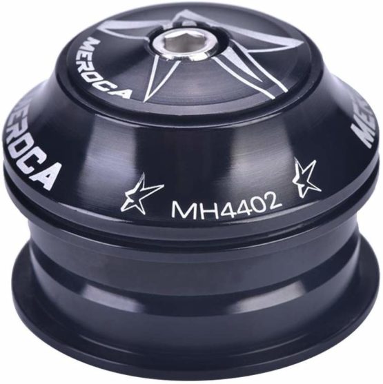 Bike Headset Set 44mm Aluminium Alloy Bearing Headset MTB Mountain Bike Road Bicycle Head Tube Accessories(Black)