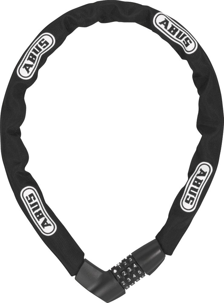 ABUS chain lock Tresor 1385/75 - combination lock made of hardened steel - 6 mm thick square chain - security level 6