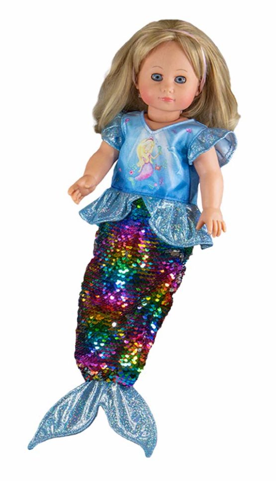 Heless 2920 Dress for Dolls Mermaid Ava, Multi-Coloured, 35 x 45 cm - Image 3